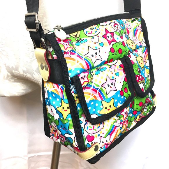 unknown Handbags - Cartoon  Rainbows Stars Suns Purse Lunch bag EUC